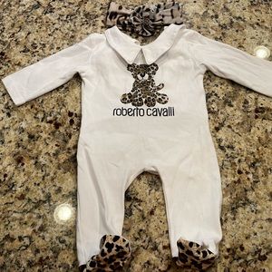 Roberto Cavalli Animal Print Jumpsuit